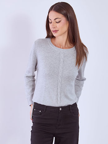 Πουλόβερ με ανοίγματα στο πλάι WT7616.4297+2