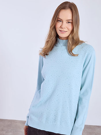 Celestino Πουλόβερ με strass WT7616.4502+3