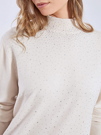 Πουλόβερ με strass WT7616.4502+6