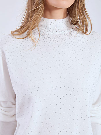 Πουλόβερ με strass WT7616.4502+5