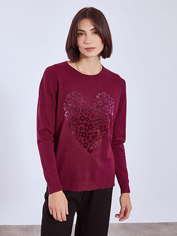 Celestino Μπλούζα με ανάγλυφη καρδιά WT7616.4595+7