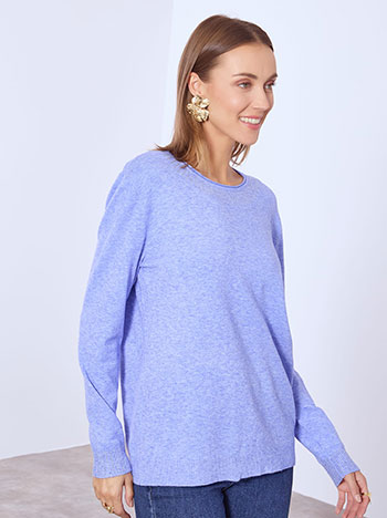 Πουλόβερ με λεπτομέρειες strass WT7616.4604+6