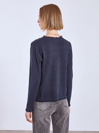 Ζακέτα πλεκτή με κρόσια WT7616.5305+5 φωτογραφία