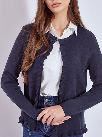 Ζακέτα με βολάν λεπτομέρεια WT7616.5308+5 φωτογραφία