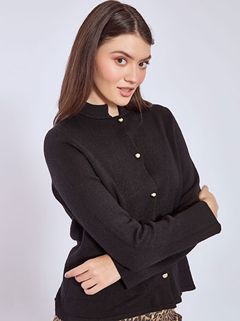 Ζακέτα πλεκτή με μάο γιακά WT7616.5316+1