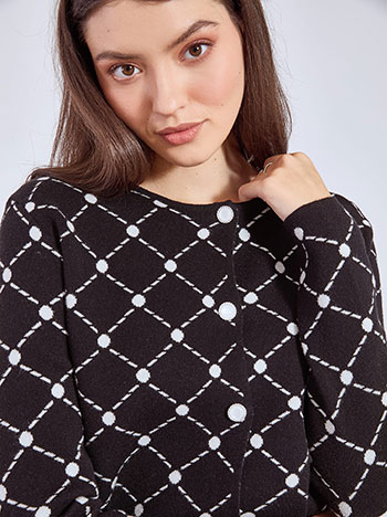 Ζακέτα με μεταλλιζέ σχέδια WT7616.5465+1 φωτογραφία