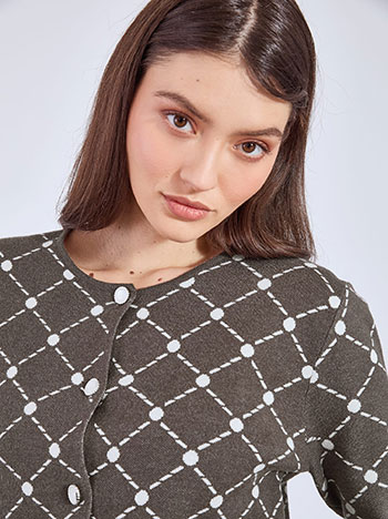 Ζακέτα με μεταλλιζέ σχέδια WT7616.5465+2 φωτογραφία