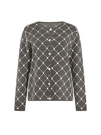 Ζακέτα με μεταλλιζέ σχέδια WT7616.5465+2 φωτογραφία