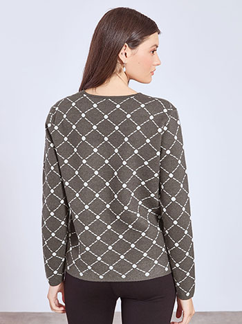 Ζακέτα με μεταλλιζέ σχέδια WT7616.5465+2 φωτογραφία