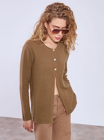 Ζακέτα με strass κουμπιά WT7616.5525+3