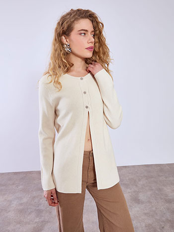 Ζακέτα με strass κουμπιά WT7616.5525+4