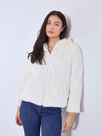 Ζακέτα με γούνα WT7633.5003+2