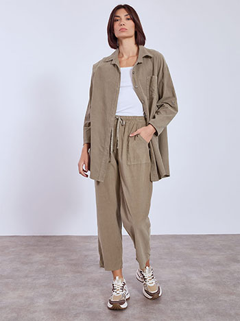 Παντελόνι κοτλέ από βαμβάκι WT7639.1716+1