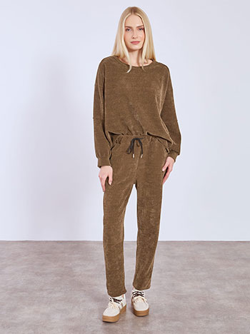 Παντελόνι κοτλέ μονόχρωμο WT7639.1733+2