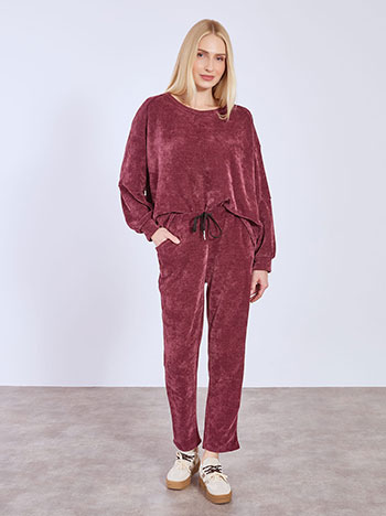 Παντελόνι κοτλέ μονόχρωμο WT7639.1733+3