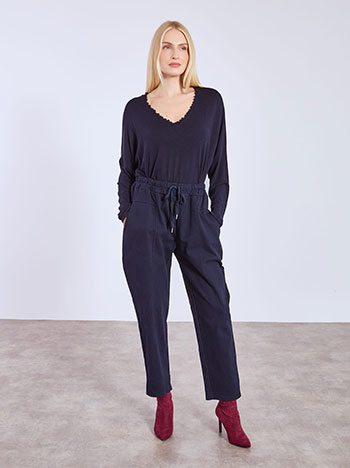 Παντελόνι barrel με τσέπες WT7639.1788+3