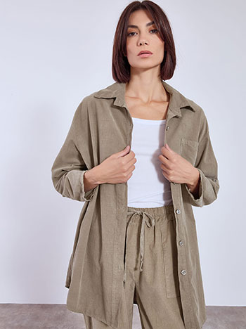 Πουκαμίσα κοτλέ WT7639.3802+1