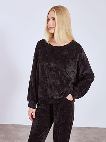 Μπλούζα κοτλέ μονόχρωμη WT7639.4755+1