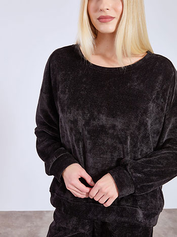 Μπλούζα κοτλέ μονόχρωμη WT7639.4755+1 φωτογραφία