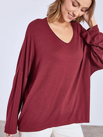 Μπλούζα με εσωτερικό τύπωμα λεοπάρ WT7639.4783+1