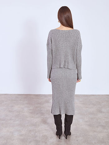 Σετ μπλούζα και φούστα ριπ WT7642.0014+2