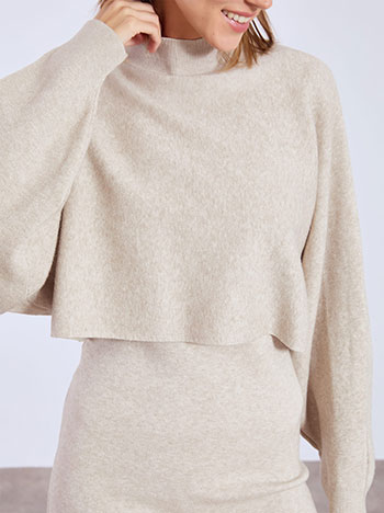 Σετ πλεκτό με φόρεμα και πουλόβερ WT7642.0061+4 φωτογραφία