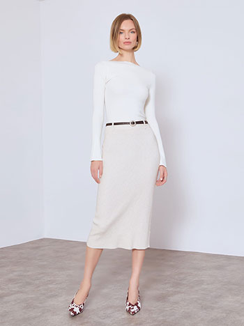 Φούστα πλεκτή ριπ WT7642.2215+5