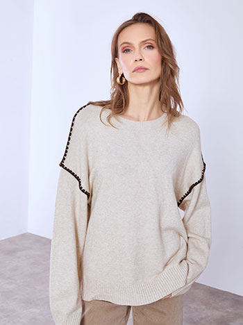 Πουλόβερ με βισκόζη WT7642.4207+6