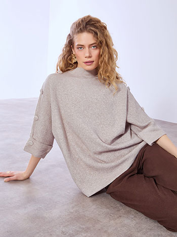 Πουλόβερ με διακοσμητικά κουμπιά WT7642.4261+5