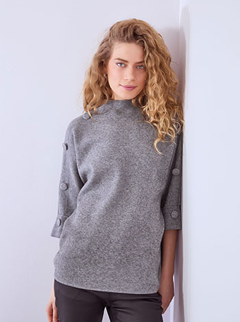 Πουλόβερ με διακοσμητικά κουμπιά WT7642.4261+2