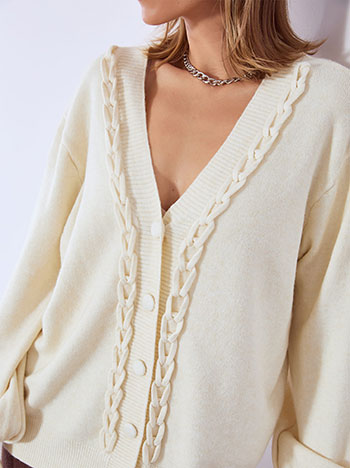 Ζακέτα με ανάγλυφη λεπτομέρεια WT7642.5256+4