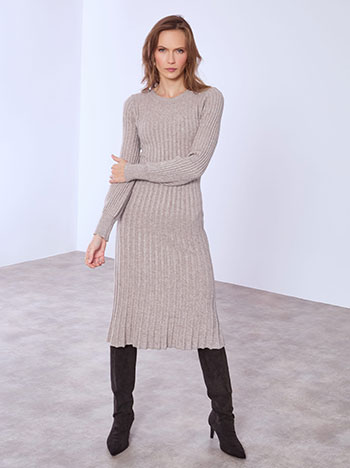 Φόρεμα ριπ πλεκτό WT7642.8189+2