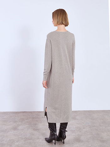 Φόρεμα πλεκτό μίντι με πέρλες WT7642.8627+3 φωτογραφία