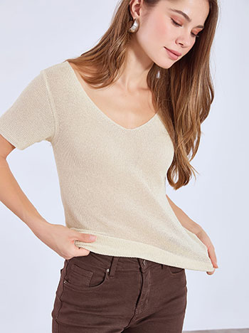 Μπλούζα κοντομάνικη μεταλλιζέ WT7693.4014+4 φωτογραφία