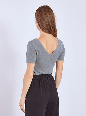 Μπλούζα κοντομάνικη μεταλλιζέ WT7693.4014+2 φωτογραφία