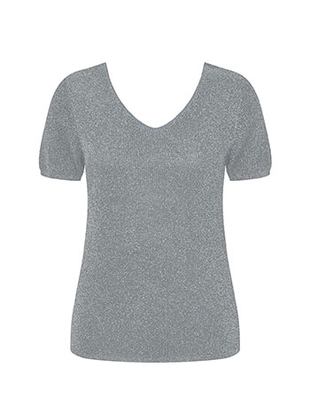 Μπλούζα κοντομάνικη μεταλλιζέ WT7693.4014+2 φωτογραφία
