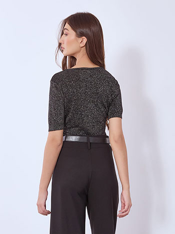 Μπλούζα πλεκτή μεταλλιζέ WT7693.4326+1 φωτογραφία