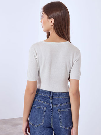 Μπλούζα πλεκτή μεταλλιζέ WT7693.4326+3 φωτογραφία