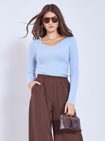 Πουλόβερ με απαλή υφή WT7693.4342+2