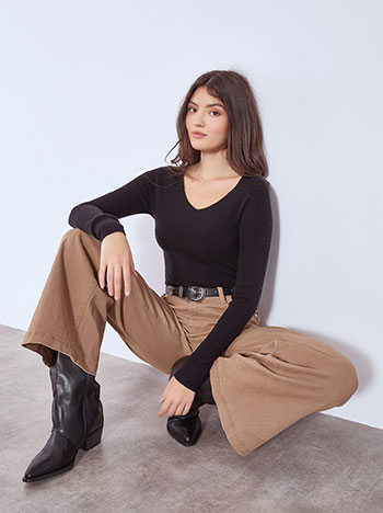 Πουλόβερ με απαλή υφή WT7693.4342+1