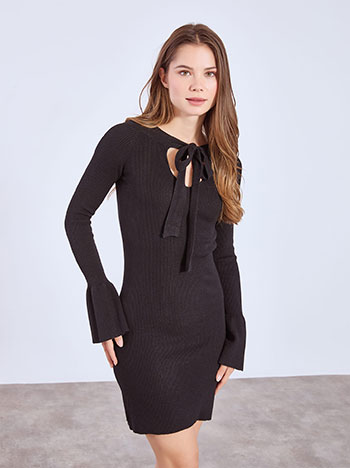 Φόρεμα ριπ με δέσιμο μπροστά WT7693.8939+1