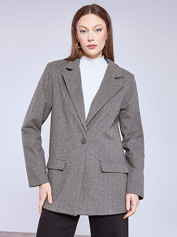 Σακάκι με απαλή υφή WT7702.5389+2