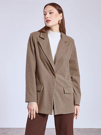 Σακάκι με απαλή υφή WT7702.5389+4