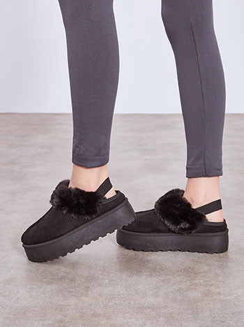 Παπούτσια με επένδυση γούνας WT7741.A312+1