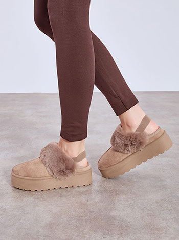 Παπούτσια με επένδυση γούνας WT7741.A312+2