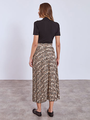 Φούστα πλισέ με animal print WT7743.2406+2 φωτογραφία