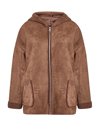 Παλτό με μπουκλέ εσωτερικό WT7743.7269+2 φωτογραφία