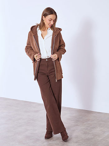 Παλτό με μπουκλέ εσωτερικό WT7743.7269+2 φωτογραφία