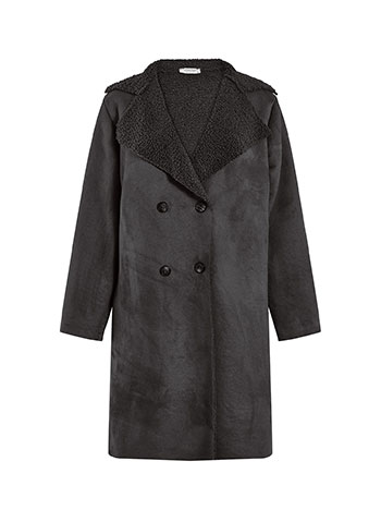 Παλτό σουέντ μονόχρωμο WT7743.7379+1 φωτογραφία