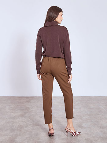 Παντελόνι με πιέτες και γυριστό τελείωμα WT7778.1002+2 φωτογραφία